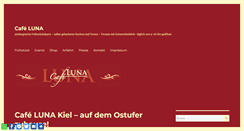 Desktop Screenshot of lunacafe.de